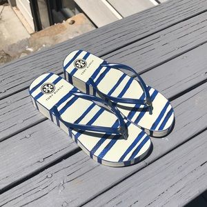 Tory Burch Wedged Flip Flops
